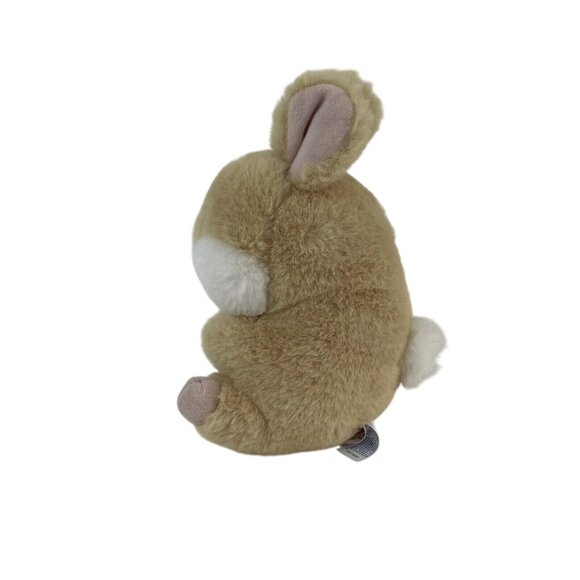 Aurora Springtime Rolly Pets Bonnie the Bunny Rabbit 8" Plush Easter Cream White - Picture 4 of 7